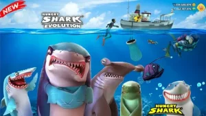 Взлом Hungry Shark Evolution на Андроид (Много денег)