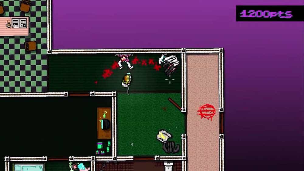 Геймплей игры со взломом Хотлайн Майами на андроид