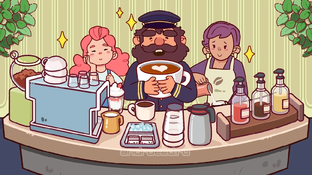 Скриншот Хороший Кофе, Отличный Кофе Мод [Бесплатные покупки] на Андроид