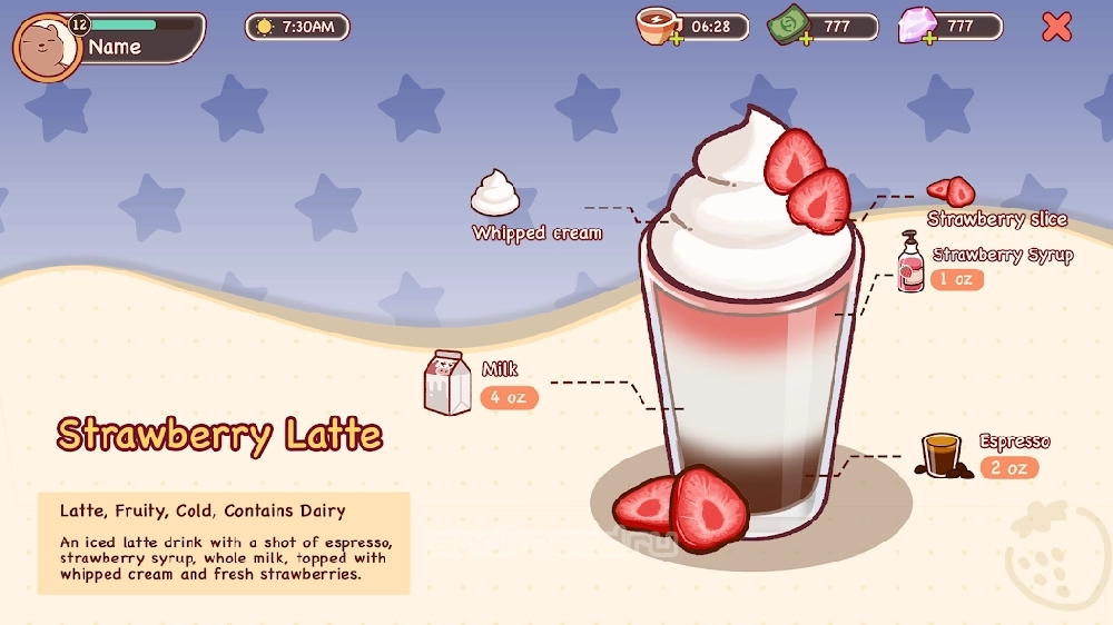 Геймплей Хороший Кофе, Отличный Кофе Мод [Бесплатные покупки] - скриншот 3